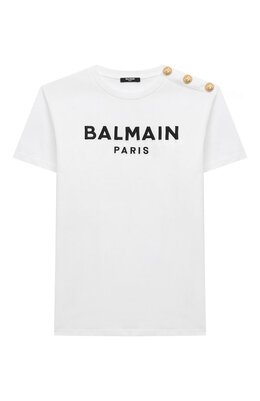 Balmain: Хлопковая футболка 