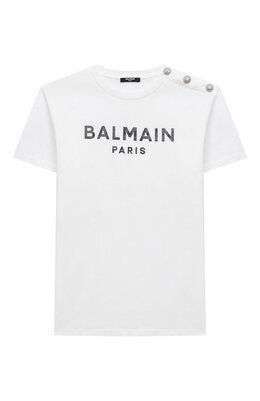 Balmain: Хлопковая футболка 