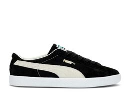 PUMA: Чёрные кроссовки  Suede