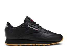 Reebok: Чёрные кроссовки  Classic Leather