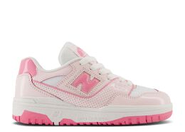 New Balance: Розовые кроссовки  550