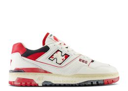 New Balance: Красные кроссовки  550