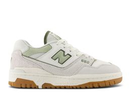 New Balance: Белые кроссовки  550