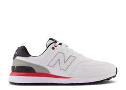 New Balance: Белые кроссовки  574