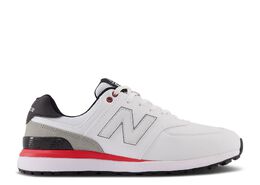 New Balance: Белые кроссовки  574