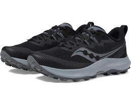 Saucony: Чёрные кроссовки  Peregrine