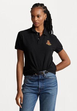 Polo Ralph Lauren: Чёрное поло