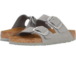 Birkenstock: Серые сандалии Arizona