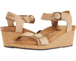 Birkenstock: Бежевые туфли 