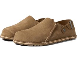 Birkenstock: Серые сабо 