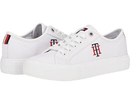 Tommy Hilfiger: Белые кроссовки 