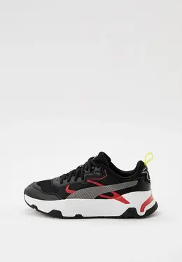 PUMA: Чёрные кроссовки 