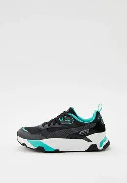 PUMA: Чёрные кроссовки 