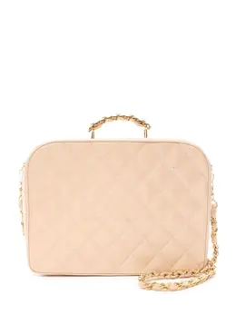 CHANEL Pre-Owned: Бежевая сумка 