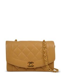 CHANEL Pre-Owned: Бежевая сумка 