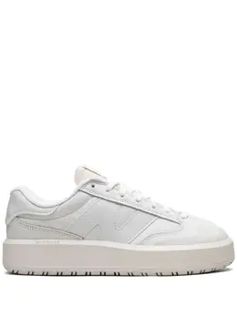 New Balance: Белые кроссовки 