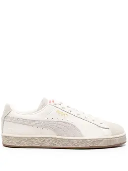 PUMA: Белые кроссовки  Suede