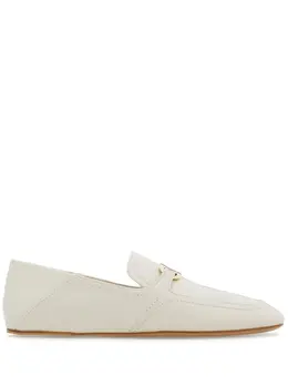 Ferragamo: Белые лоферы 