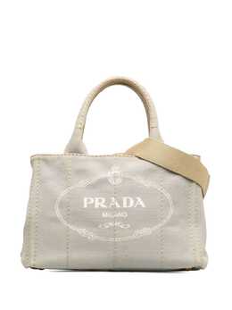 Prada Pre-Owned: Светлая сумка-шоппер