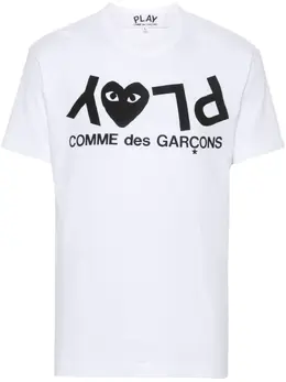 Comme Des Garçons Play: Футболка с принтом 