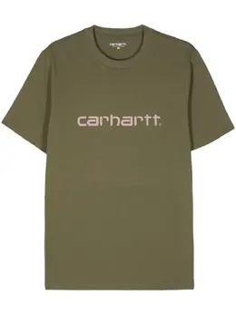 Carhartt WIP: Футболка  Script с принтом