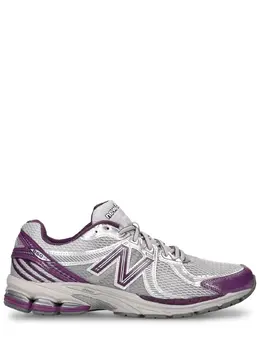 NEW BALANCE: Фиолетовые кроссовки  860