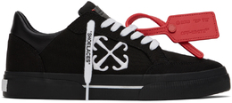 Off-White: Чёрные кроссовки  Vulcanized