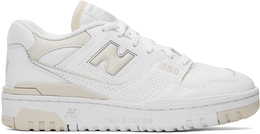 New Balance: Бежевые кроссовки  550