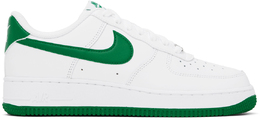 Nike: Зелёные кроссовки Air Force 1