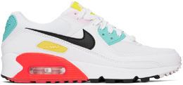 Nike: Белые кроссовки Air Max 90