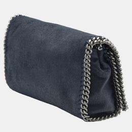 Stella McCartney: Синий клатч Falabella