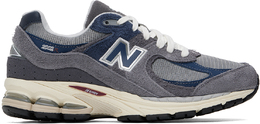 New Balance: Тёмные кроссовки  2002R