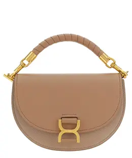 Chloé: Розовая сумка Marcie