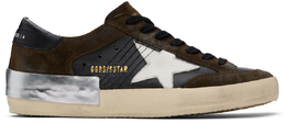 Golden Goose: Чёрные кроссовки  Super Star