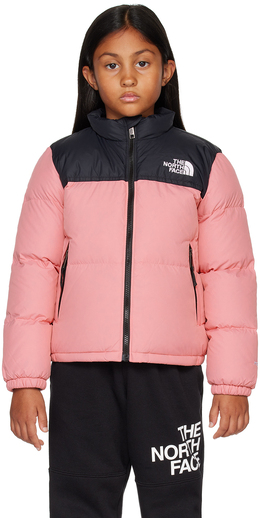 The North Face Kids: Розовый пуховик