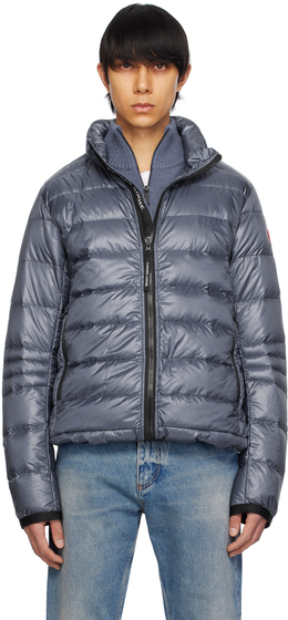 Canada Goose: Синий пуховик Crofton