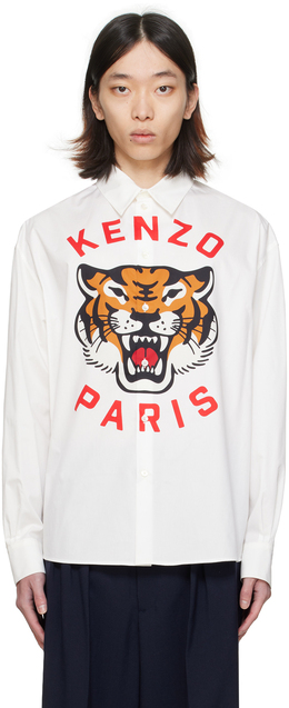 Kenzo: Белая рубашка Paris