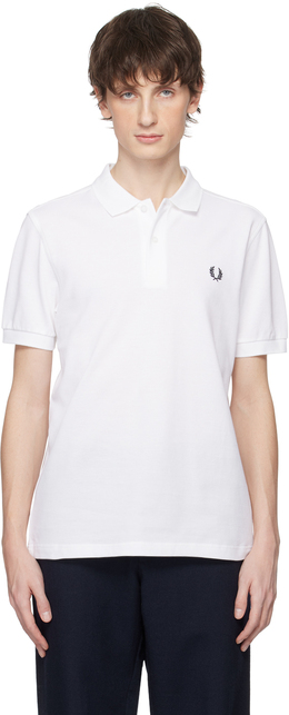 Fred Perry: Белая футболка 