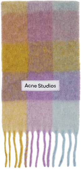 Acne Studios: Жёлтый шарф 