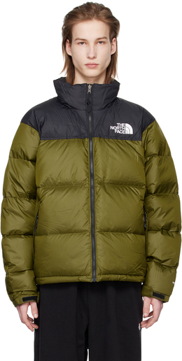 The North Face: Пуховик  Nuptse цвета хаки