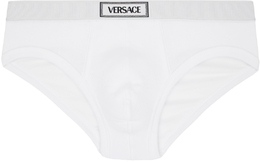 Versace Underwear: Белые трусы 