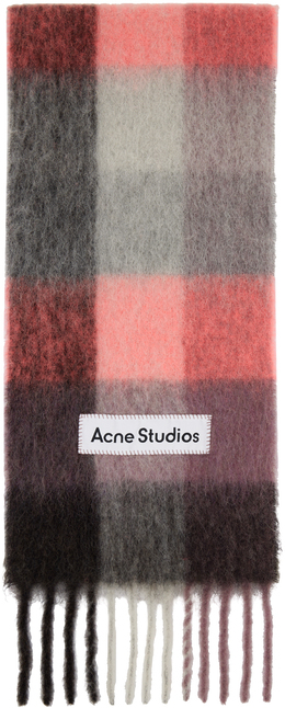 Acne Studios: Серый шарф 