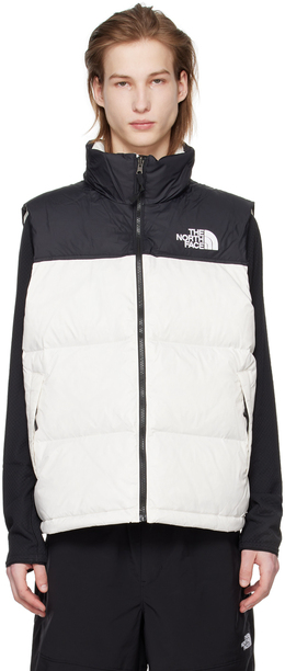 The North Face: Белый жилет  Nuptse