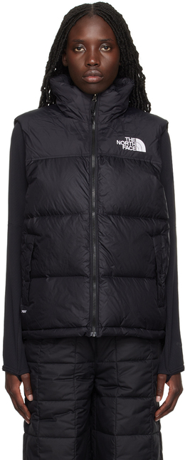 The North Face: Чёрный пуховик  Nuptse