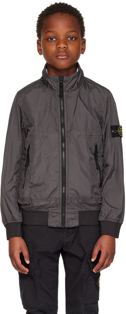 Stone Island Junior: Серая куртка 