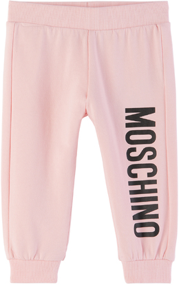 Moschino: Розовые брюки 