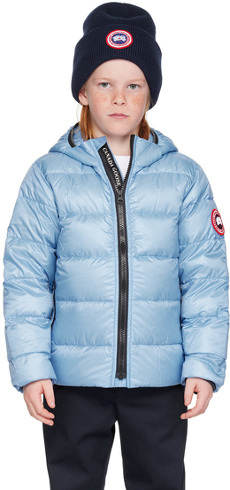 Canada Goose Kids: Синий пуховик 