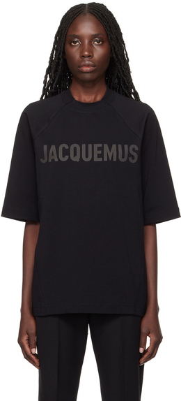 Jacquemus: Чёрная футболка 