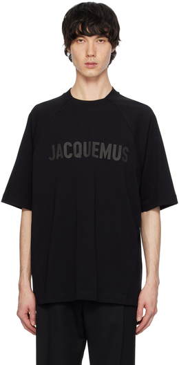 Jacquemus: Чёрная футболка 