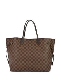 Louis Vuitton Pre-Owned: Коричневая сумка-шоппер 